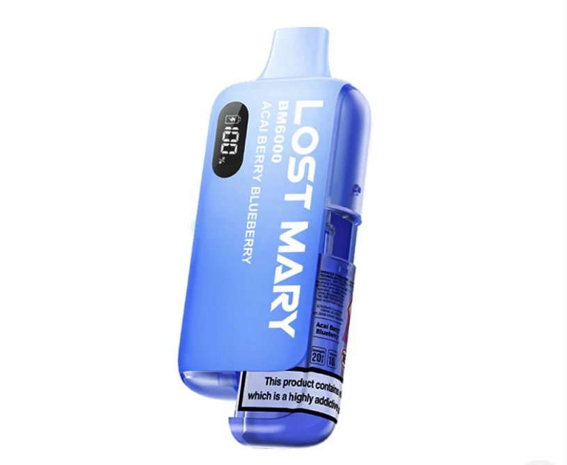 Lost Mary BM6000 Acai Berry Blueberry Disposable Vape - 20mg