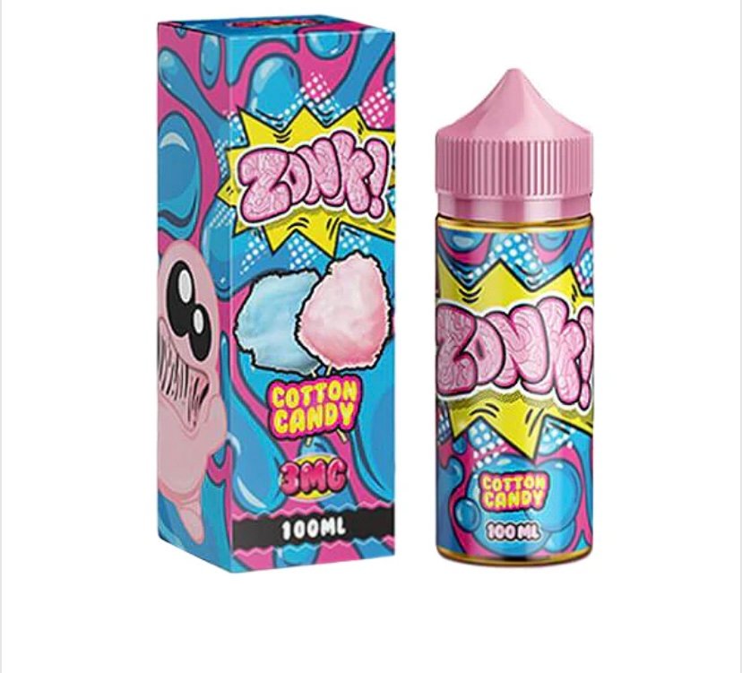 Cotton Candy by Zonk! 100ml(COTTON CANDY BUBBLE GUM)