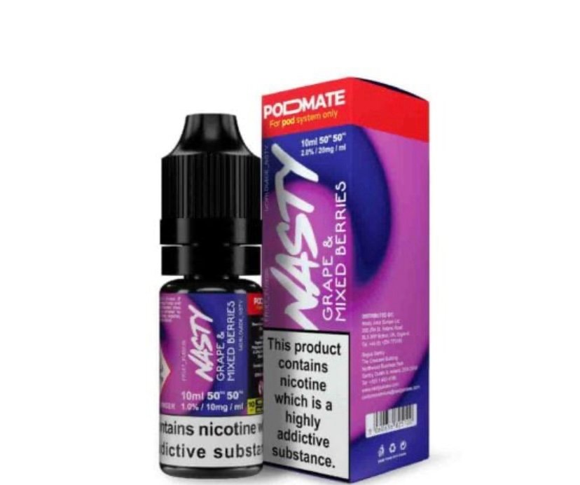 Nasty PodMate Nic Salt - Grape & Mixed Berries 10ml E-liquid