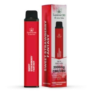 CBD Disposable Vape - Sweet Strawberry Fantasy (2000mg)