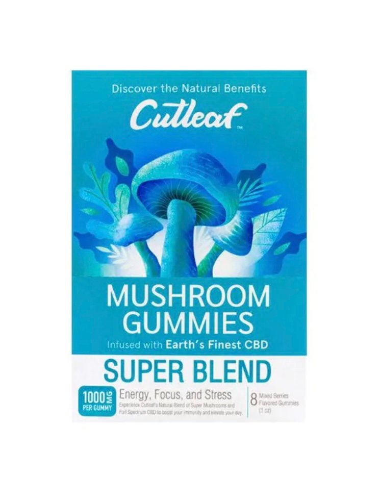 CUTLEAF ZERO THC MUSHROOM GUMMIES 8PCS - Image 3