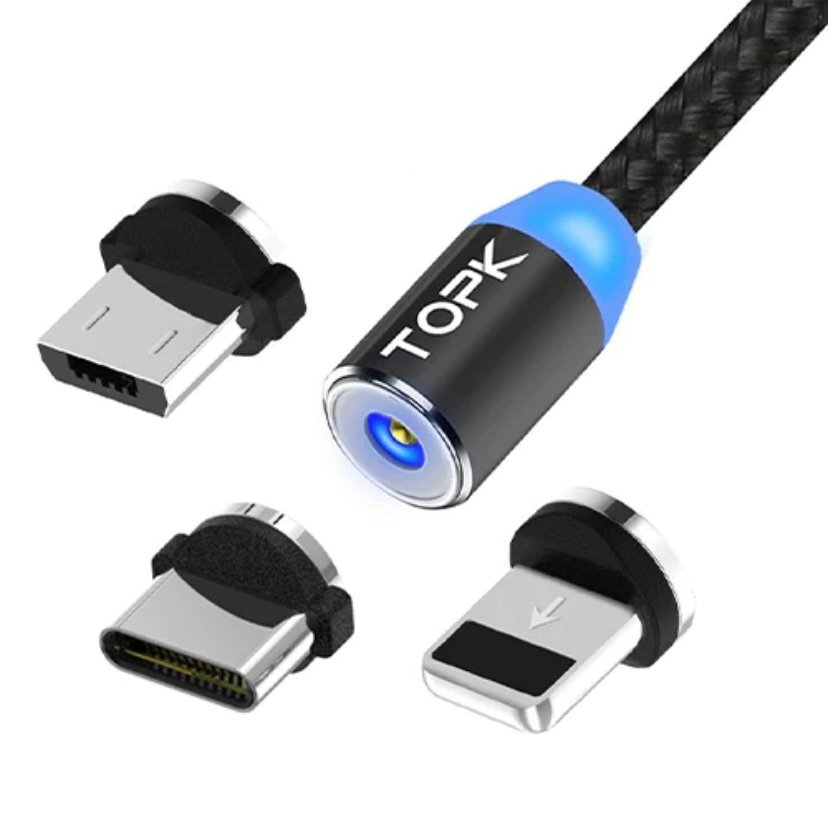 TOPK Three in one magnetic charging cable – TOPK