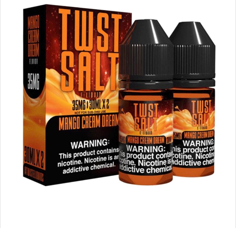 Mango Cream Dream by Twist Salt 60ml (2x30ml) - Image 2