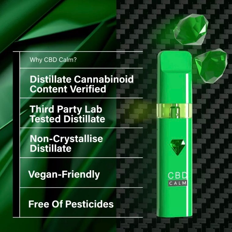 O.G Kush – CBD Terpenes 1800mg Disposable Vape | CBD Calm - Image 3