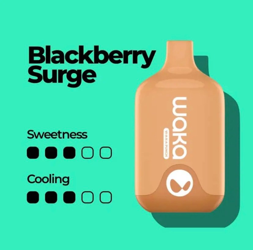 Waka Smash 6000 Puffs Disposable Vape Blackberry Surge - Image 2