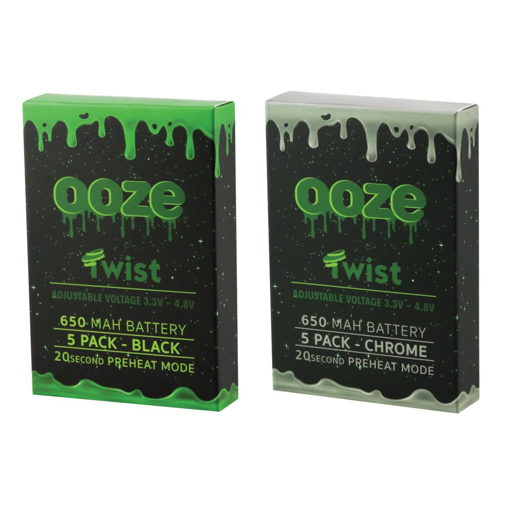 5PK – Ooze Adjustable Twist Batteries – 4.25″/ 650mAh - Image 4