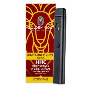 HHC Vape Device, 2000mg, Rechargeable/Disposable – Pineapple Kush