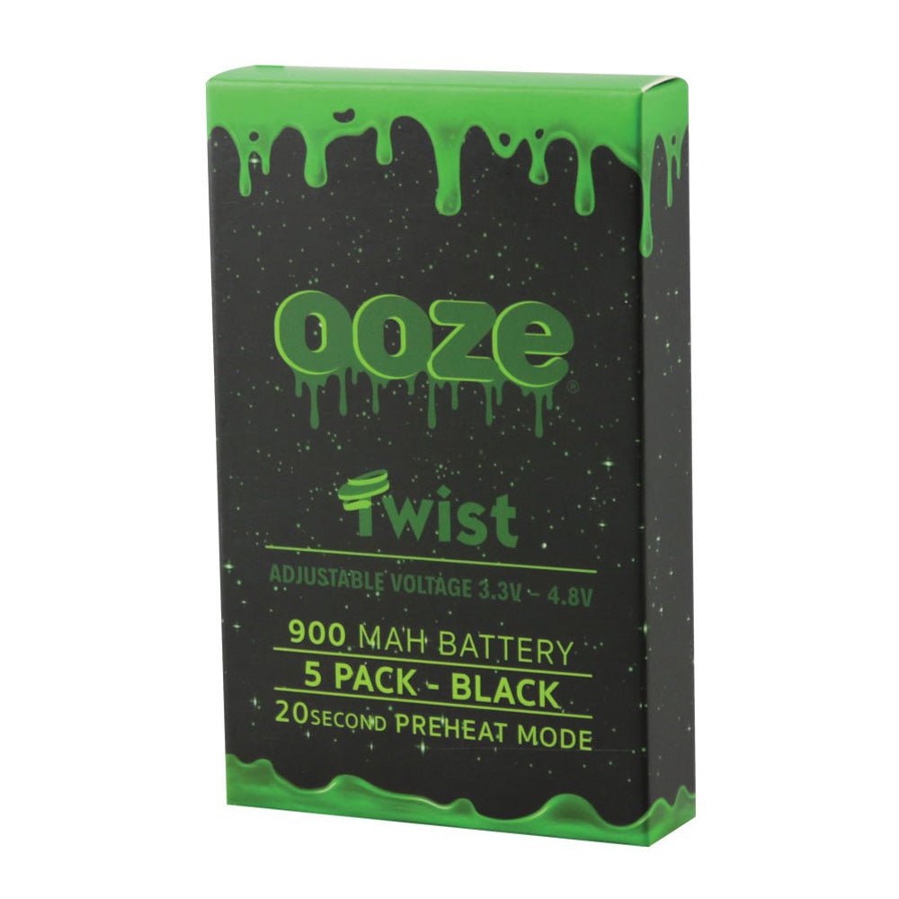 5PK – Ooze Adjustable Twist Batteries – 4.5″/ 900mAh - Image 2
